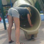 @pfguy82 creeps MILF at the kiddie slide