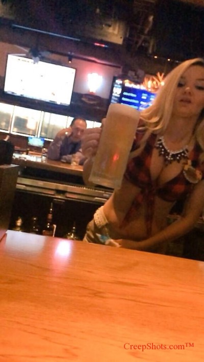 busty bartender