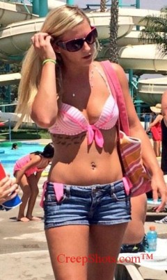 hottie in bikini top