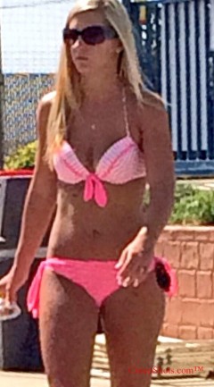 sexy MILF in a bikini