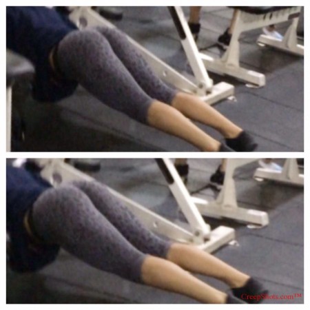 sexy woman at the gym