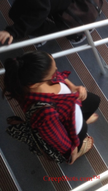 big boobs on college brunette