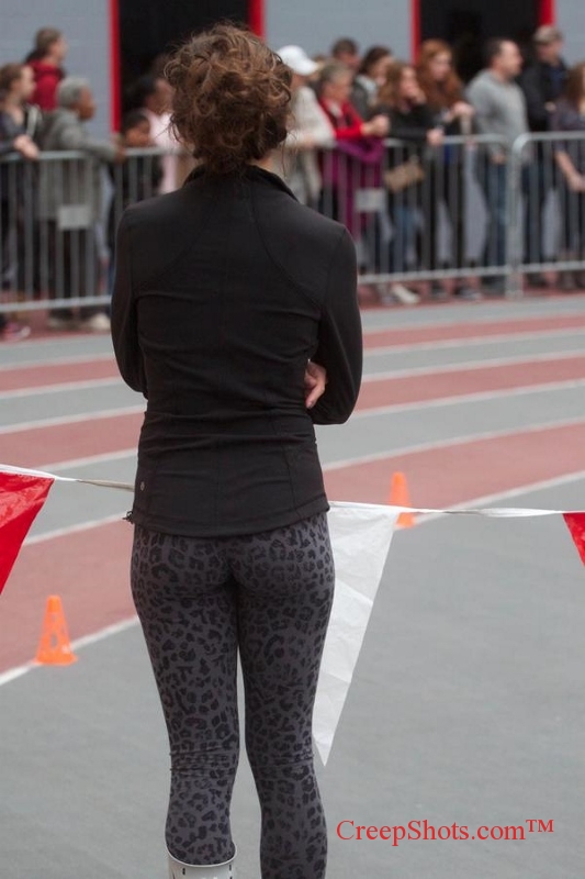 creepshot of a nice add at a track event