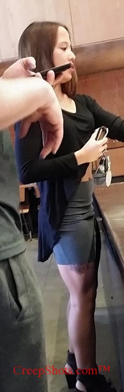 sexy girl at chipotle