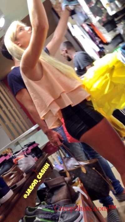 sexy blonde with a killer ass