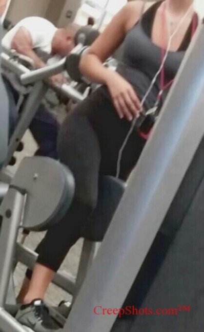 sexy woman at the gym
