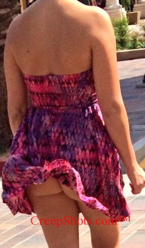 windy up skirt creep shot 2