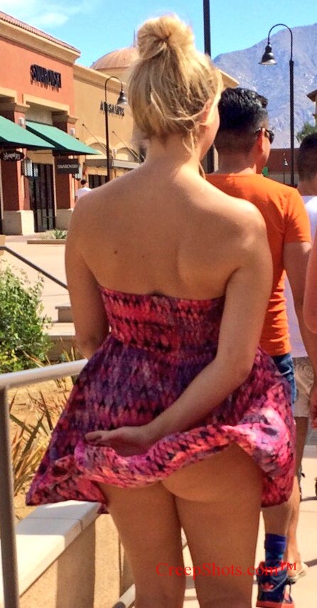 windy up skirt creep shot 4