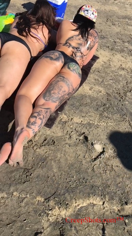 Bikini ass and tats creepshots 2