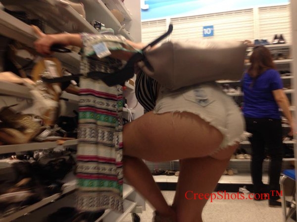 Ass shopping for shoes 3